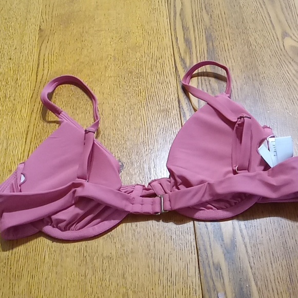 Andie Bikini Womens Sicily Top LARGE Swim NEW Top PUNCH MAUVE Blush - Picture 4 of 6